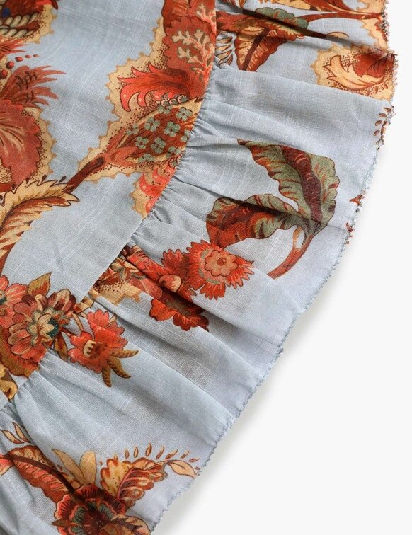 Abito a ventaglio Aster Kids blu Jacobean online Abito a ventaglio Aster Kids blu Jacobean online