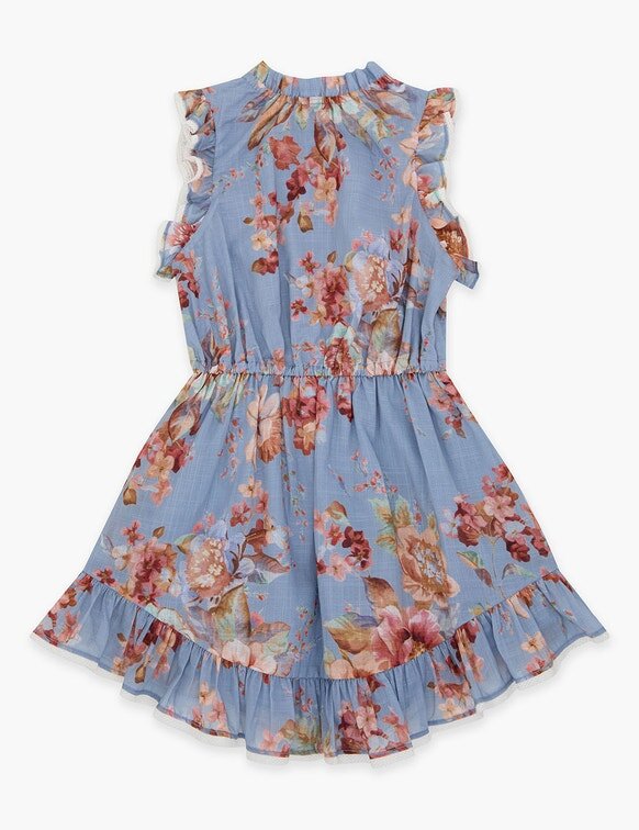 Abito con spalline Awaken Kids in Denim floreale multicolore online Abito con spalline Awaken Kids in Denim floreale multicolore online