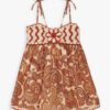 Abito da bambina Patience in Poolside Paisley Mustard online Abito da bambina Patience in Poolside Paisley Mustard online