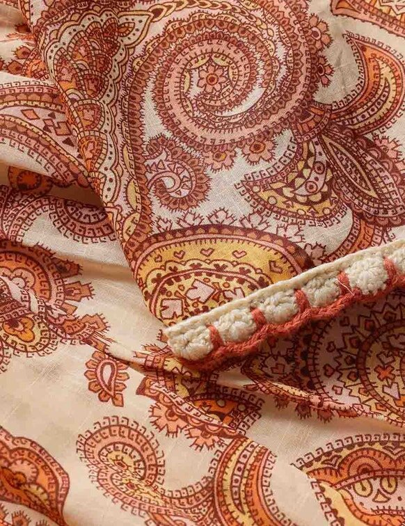 Abito da bambina Patience in Poolside Paisley Mustard online Abito da bambina Patience in Poolside Paisley Mustard online