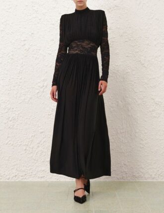 Abito drappeggiato Rebellion nero online