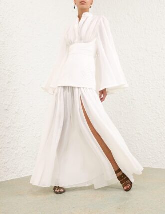 Abito in cordoncino Rebellion color avorio online