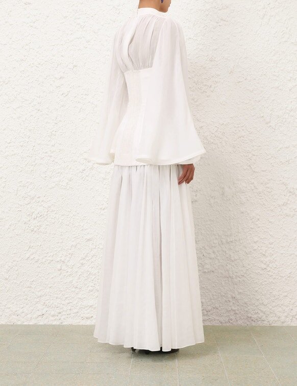 Abito in cordoncino Rebellion color avorio online Abito in cordoncino Rebellion color avorio online