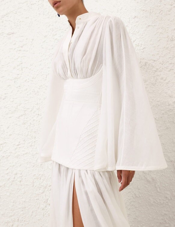 Abito in cordoncino Rebellion color avorio online Abito in cordoncino Rebellion color avorio online