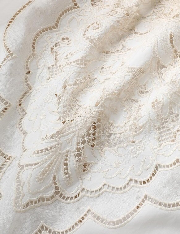 Abito in crema con vita alta Daylight online Abito in crema con vita alta Daylight online