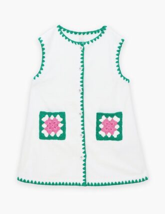 Abito in spugna Patience per bambini color avorio online