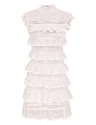 Abito Luna Lace Frill color avorio online