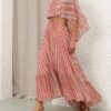 Abito lungo bohemien Rebellion a righe rosse online Abito lungo bohemien Rebellion a righe rosse online