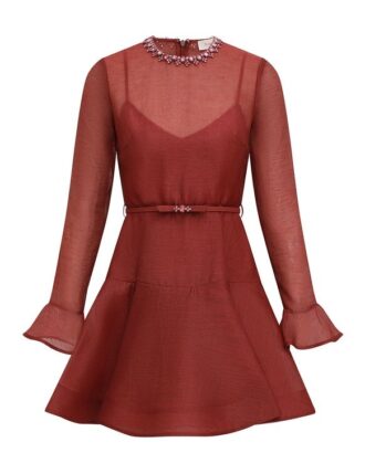 Abito mini con peplo Alchemy Lipstick Online