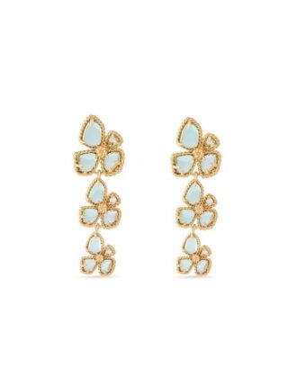 Anello a fascia Bloom in acquamarina online