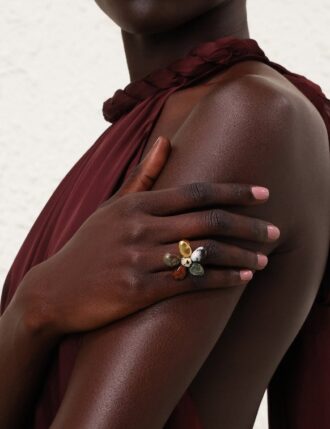 Anello Norma in oro/multicolore online