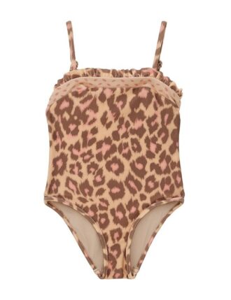 Bandeau monopezzo Patience Kids in leopardo marrone chiaro online