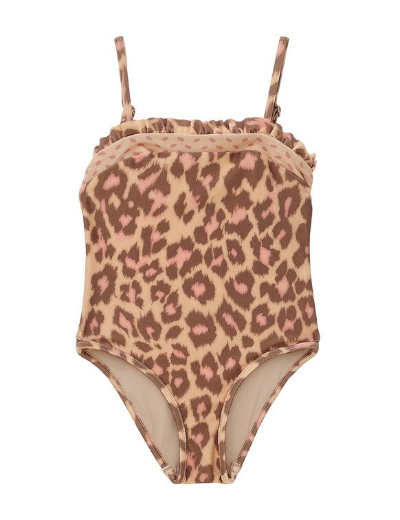 Bandeau monopezzo Patience Kids in leopardo marrone chiaro online Bandeau monopezzo Patience Kids in leopardo marrone chiaro online