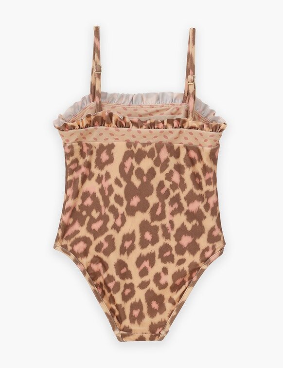 Bandeau monopezzo Patience Kids in leopardo marrone chiaro online Bandeau monopezzo Patience Kids in leopardo marrone chiaro online