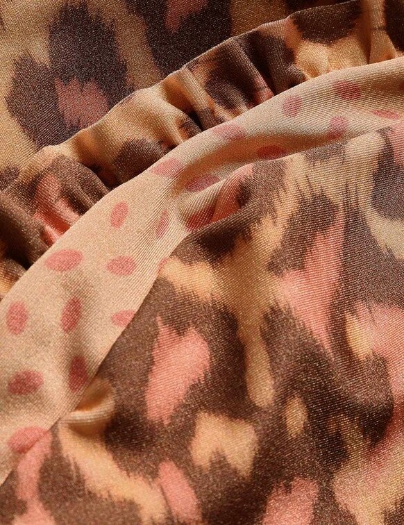 Bandeau monopezzo Patience Kids in leopardo marrone chiaro online Bandeau monopezzo Patience Kids in leopardo marrone chiaro online