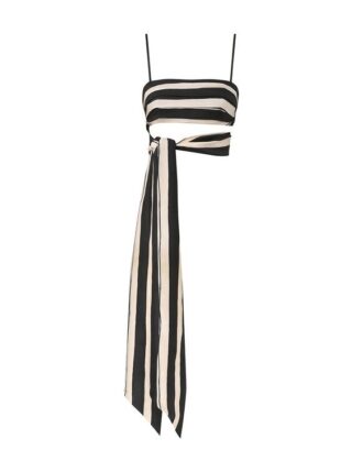 Bandeau Rebellion Paint Stripe a righe nere – Vendita online
