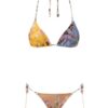 Bikini a tre pezzi Patience con stampa a blocchi online