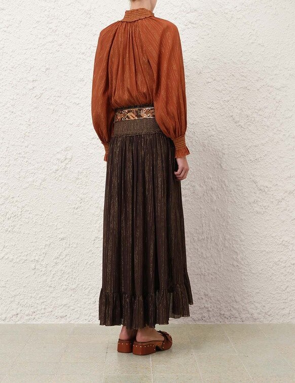 Camicetta Aster color cuoio online Camicetta Aster color cuoio online