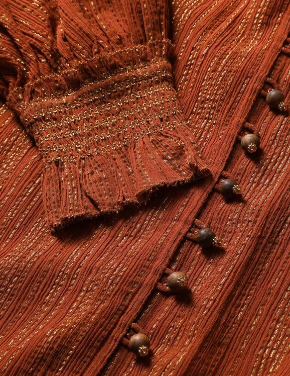 Camicetta Aster color cuoio online Camicetta Aster color cuoio online