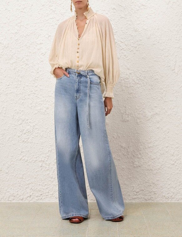 Camicetta Aster color cuoio online Camicetta Aster color cuoio online