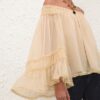 Camicetta Rebellion Fray Flutter color crema online