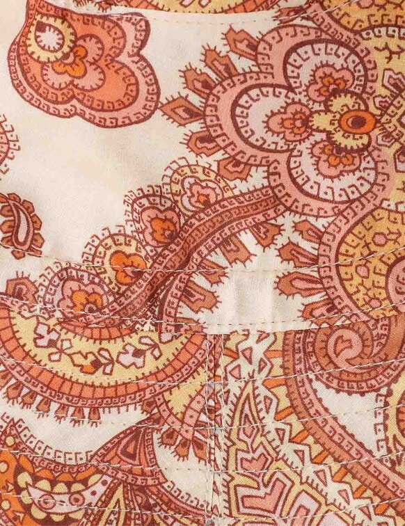 Cappello a secchiello per bambini crema/arancione paisley online Cappello a secchiello per bambini crema/arancione paisley online