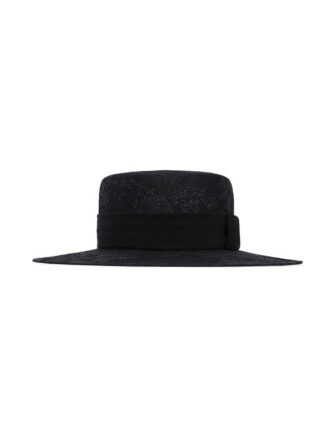 cappello boater in pizzo nero online 1 1 330x429 - Cappello Boater in pizzo nero online
