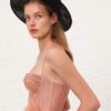 Cappello Boater in pizzo nero online