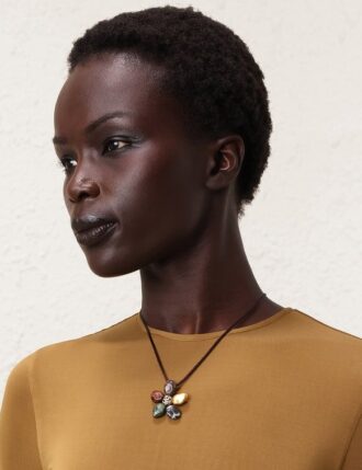 Ciondolo Norma in oro/multicolore online