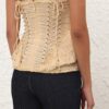 Corsetto sfilacciato Rebellion color crema online