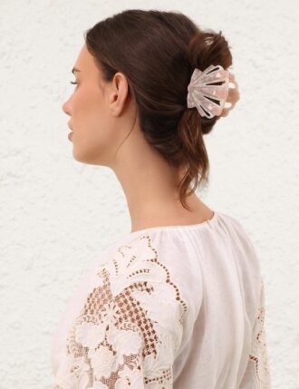 Fibbia a conchiglia Blush/Avorio Online