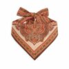 Foulard stampato Paisley mandarina online