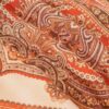 Foulard stampato Paisley mandarina online