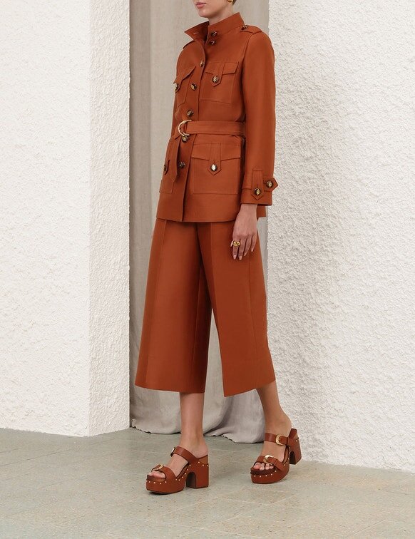 Giacca utility Luna Dark Caramel online Giacca utility Luna Dark Caramel online