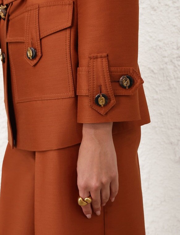 Giacca utility Luna Dark Caramel online Giacca utility Luna Dark Caramel online