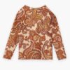 Maglia protettiva per bambini Patience color crema/arancione con motivo paisley online Maglia protettiva per bambini Patience color crema/arancione con motivo paisley online