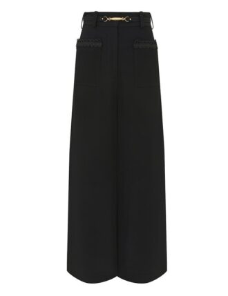 Pantaloni culotte Trim neri online