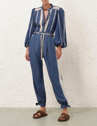 Pantaloni harem in Denim Awaken in blu Railway online