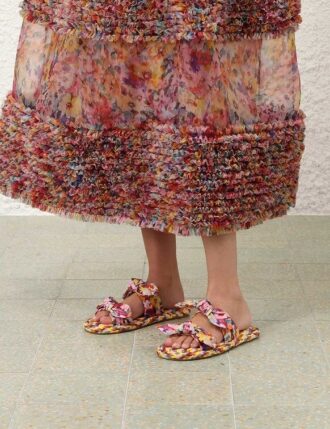 Sandali Carousel con motivo floreale multicolore online