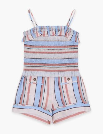 Top arricciato Daylight per bambini a righe multicolori online