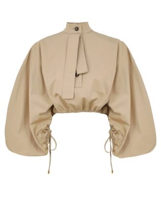 Top con coulisse Rebellion Beige Online